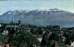 CPA Lausanne Kanton Waadt, Panorama, Savoier Alpen - Autres & Non Classés