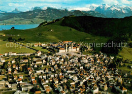 12680750 Einsiedeln SZ Fliegeraufnahme Mit Sihlsee Schwyzer Und Glarneralpen  Ei - Sonstige & Ohne Zuordnung