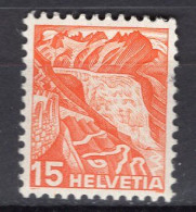 T3325 - SUISSE SWITZERLAND Yv N°292a ** Gauffré - Unused Stamps