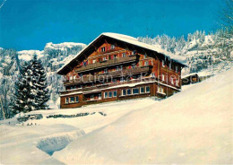 12678614 Braunwald GL Haus Bergfrieden Winterpanorama Alpen Braunwald - Autres & Non Classés