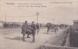 ALLEREY                   CAMP AMERICAIN            Corvée De Literie - Weltkrieg 1914-18