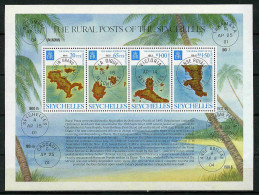 Seychelles Ob  Bloc 5 - Poste Rurale Des Seychelles - Seychellen (1976-...)