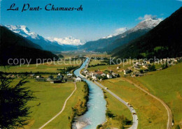 12678384 La Punt-Chamues-ch Fliegeraufnahme Gegen Brever St.-Moritz Piz-la-Margn - Other & Unclassified