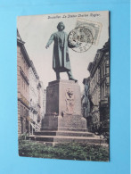 La Statue CHARLES ROGIER > Bruxelles ( Edit.: ? ) Anno 19?? ( Zie / Voir Scans ) ! - Monuments, édifices