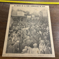 1930 GHI16 SUCCES DE LA FOIRE COMMERCIALE DE LILLE MALGRE LA GREVE DES TRAMWAYS - Sammlungen