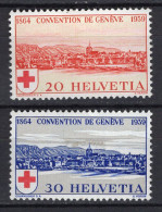 T3332 - SUISSE SWITZERLAND Yv N°342/43 * Croix Rouge - Neufs