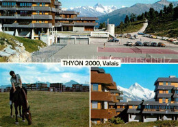 12677522 Thyon Centre De Sport Et De Repos Sportzentrum Tennis Reiten Alpen Thyo - Andere & Zonder Classificatie