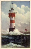 CPA Rotesand-Leuchtturm, Norddeutscher Lloyd Bremen - Lighthouses
