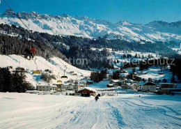 12677438 Churwalden Skipiste Mit Sesselbahn Nach Pradaschier Churwalden - Other & Unclassified