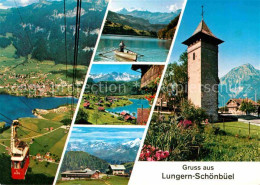 12677432 Lungern Schoenbueel Seilbahn See Turm Lungern - Sonstige & Ohne Zuordnung