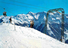 12677422 Braunwald GL Sesselbahn Und Skilift Gumen Mit Hausstock Braunwald - Otros & Sin Clasificación