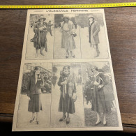 1930 GHI16 ÉLÉGANCE FEMININE Mode Fourrures - Verzamelingen