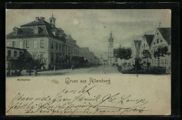 Mondschein-AK Allersberg, Marktplatz Mit Kirche Und Torgebäude  - Allersberg