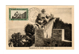 Maximumkarte San Marino, Seconda Torre 1948 - Other & Unclassified