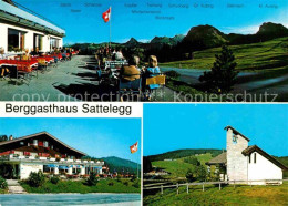 12677383 Willerzell Berggasthaus Sattelegg Kirche  Willerzell - Other & Unclassified