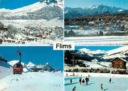 12677258 Flims Dorf Mit Skiwiese Waldhaus Mit Signina Graubergbahn Mit Tschingel - Altri & Non Classificati