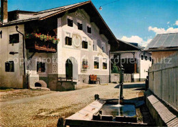 12677080 Scuol Tarasp Vulpera Engadiner Haus In Scuol Dorfbrunnen Scuol - Autres & Non Classés