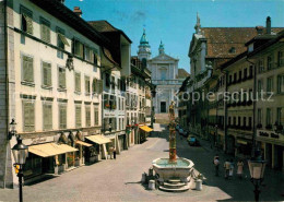 12677011 Solothurn Hauptgasse Mit St Ursen Kathedrale Solothurn - Altri & Non Classificati
