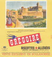 BUVARD & BLOTTER - Biscottes Grégoire -  PERPIGNAN (Pyrénées Orientales) - Autres & Non Classés
