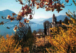 12675973 Ronco Sopra Ascona Kirchenpartie Und Lago Maggiore Ronco Sopra Ascona - Other & Unclassified