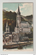 LOURDES:  LA  BASILIQUE  -  GRAND  NOMBRE  DE  SIGNATURES  -  SOUS  PLI  CACHETE  -  FP - Lourdes