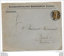 11-97 - Entier Postal Privé  Schweizerischer Bankverein Zürich 1909 - Enteros Postales