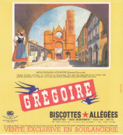 BUVARD & BLOTTER - Biscottes Grégoire -  MONTESQUIEU VOLVESTRE (Haute Garonne) - Autres & Non Classés