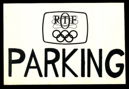 Ticket PARKING O.R.T.F. Des X° Jeux Olympiques D'hiver Grenoble 1968 Olympic Games Winter 68 - Autres & Non Classés