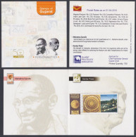 Inde India 2009 Mint Stamp Booklet Stamps Of Gujarat, Mahatma Gandhi, Sardar Vallabbhai Patel, Indian Independence - Andere & Zonder Classificatie