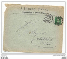 36-68 - Entier Postal Privé  "J. Hirter Bern  1910" - Interi Postali