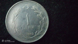 TÜRKİYE - 1969--   1  LİRA     - XF-   YÜKSEK KATALOG DEĞERİ - Turkey