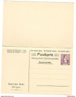 292 - 26 -  Entier Postal Privé Double Neuf 15 Et 10 Cts  Gebrüder Roth - Interi Postali