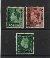 MOROCCO AGENCIES  1936 FRENCH CURRENCY 1936 + 1937 SETS SG 227/228, 230 FINE USED Cat £6 - Postämter In Marokko/Tanger (...-1958)