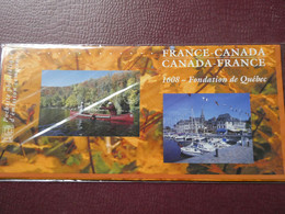 BLOC SOUVENIR 2008 FRANCE  - CANADA **  NEUF** SOUS BLISTER COTE 17E - Souvenir Blocks & Sheetlets