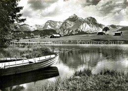 12672368 Schwendisee Mit Saentis Und Schafberg Appenzeller Alpen Schwendisee - Autres & Non Classés