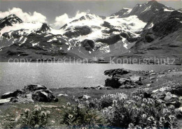 12672338 Berninapass Lago Bianco Mit Cambrenagletscher Und Piz Cambrena Berninap - Altri & Non Classificati