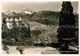 12672318 Clarens VD Vue Sur Montreux Et Rochers De Naye Lac Leman Genfersee Clar - Other & Unclassified