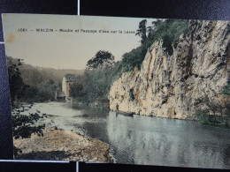 Walzin Moulin Et Passage D'eau Sur La Lesse (colorisée) - Dinant