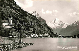 12672254 Flueelen UR Am Vierwaldstaettersee Mit Bristenstock Glarner Alpen Fluee - Altri & Non Classificati