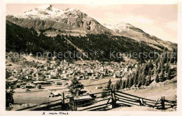 12672202 Davos GR Panorama Blick Zum Schiahorn Buendner Alpen Davos - Autres & Non Classés