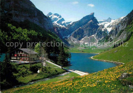 12672123 Weissbad Berggasthaus Seealpsee Mit Altmann Rossmahd Und Saentis Weissb - Otros & Sin Clasificación