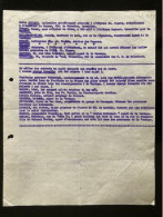 Tract Presse Clandestine Résistance Belge WWII WW2 'Melle Govart...' Liste De Citoyens Impiqués Dans Trahison - Documentos