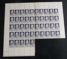 FRANCE - 1947 - N°YT. 789 - Fournier - Bloc De 45 Bord De Feuille - Neuf Luxe ** / MNH - Unused Stamps