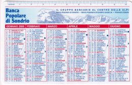 Calendarietto - Banca Popolare Di Sondrio - Anno 2000 - Small : 1991-00