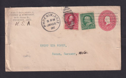 1902 - 2 C. Ganzsache Mit Zufrankatur Ab PHOENIX Nach Essen - Storia Postale