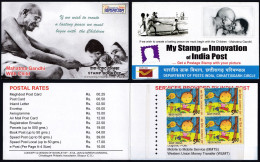 Inde India 2014 Mint Stamp Booklet Mahatma Gandhi, Indian Independence Leader, Social Reformer - Altri & Non Classificati