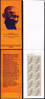 Inde India 2009 Mint Stamp Booklet Mahatma Gandhi, Indian Independence Leader, Social Reformer - Otros & Sin Clasificación