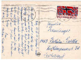 77888 - Norwegen - 1966 - 60o Kriegsende EF A AnsKte GEILO -> Westdeutschland - Covers & Documents