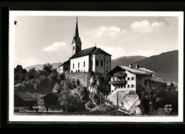 AK Kaprun, Kirche Mit Pension Margarethenstein Salzburg Schöne Alte Postkarte Vintage Antik  Gut Erhalten Heimat Sammler - Kaprun