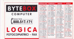 Calendarietto - Byte Box  - Logica - Anno 2000 - Tamaño Pequeño : 1991-00